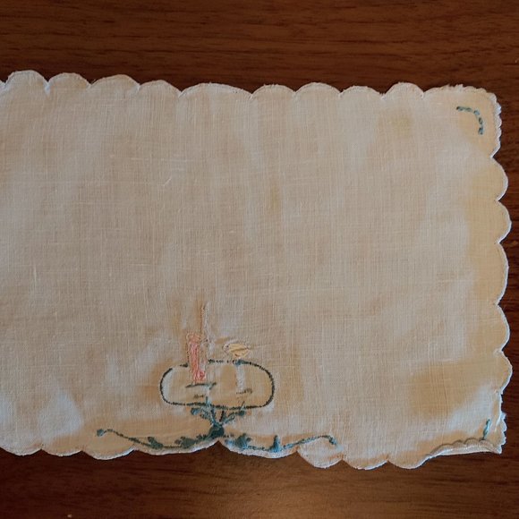 Vintage Linen Cocktail Napkins 1 dozen - Picture 8 of 8